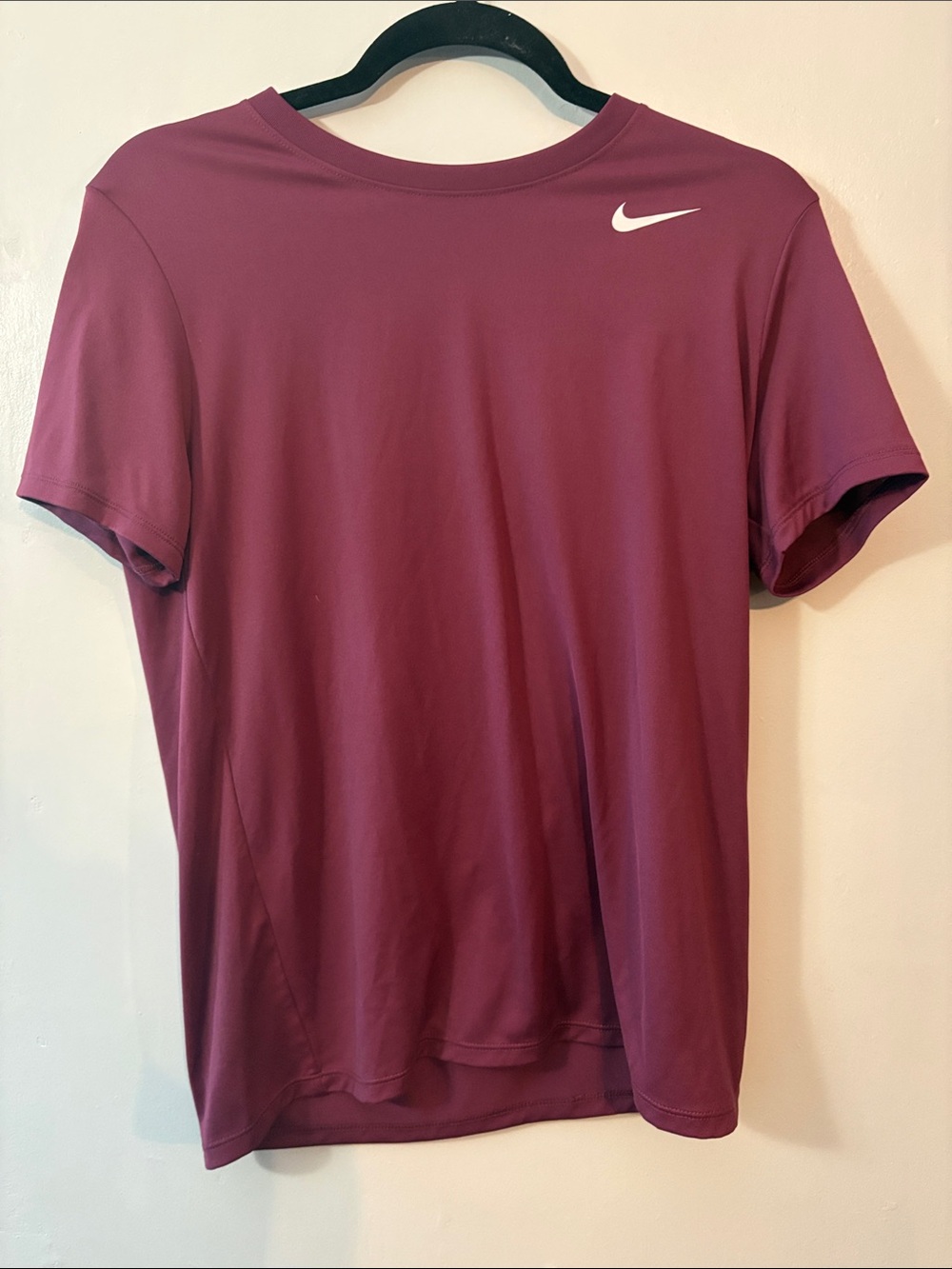 Nike Maroon Short Sleeve Athletic Tee